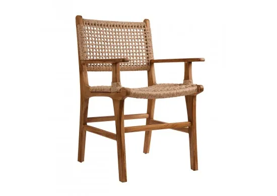 ΠΟΛΥΘΡΟΝΑ ΦΥΣΙΚΟ ΞΥΛΟ TEAK - RATTAN