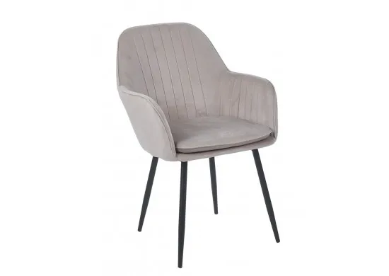 ΠΟΛΥΘΡΟΝΑ ΥΦΑΣΜΑ VELURE CAPPUCCINO ΜΕ ΜΕΤΑΛΛΙΚΑ ΠΟΔΙΑ