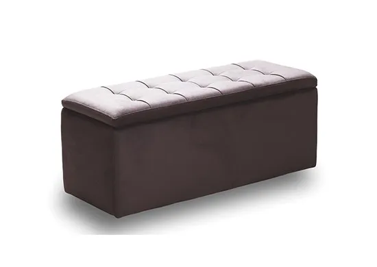 ΣΚΑΜΠΩ ΥΦΑΣΜΑ VELVET ΚΑΦΕ ΜΕ ΑΠΟΘΗΚΕΥΤΙΚΟ ΧΩΡΟ