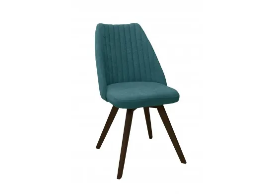 ΚΑΡΕΚΛΑ ΞΥΛΙΝΗ ΟΞΙΑ WENGE ΜΕ ΥΦΑΣΜΑ TEAL