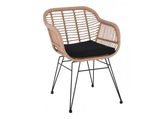 ΠΟΛΥΘΡΟΝΑ WICKER ΦΥΣΙΚΟΥ ΧΡΩΜΑΤΟΣ ΜΕ ΜΕΤΑΛΛΙΚΟ...