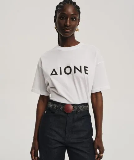'Dione' printed cotton jersey T-shirt