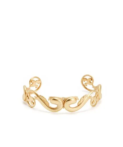 Bangle-style bracelet with 'dolphins'