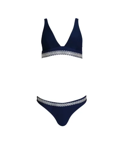 Bikini with embroidered details