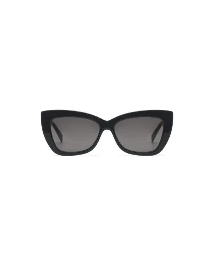 Butterfly-effect sunglasses with metallic details