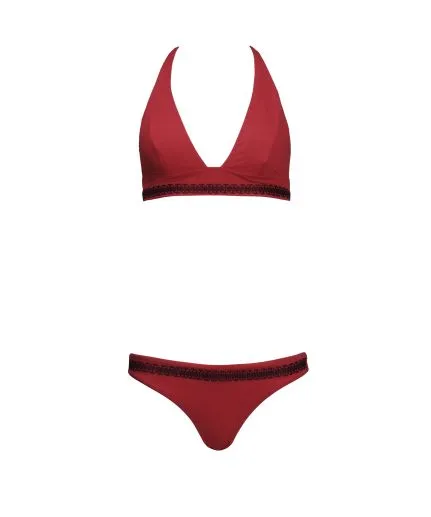 Embroidered bikini