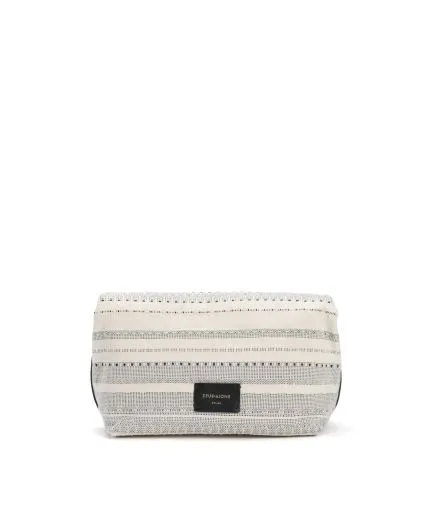 Embroidered foldable pouch