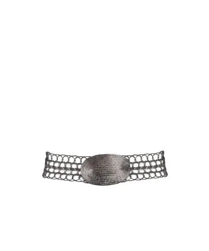 Four-braided copper chain belt