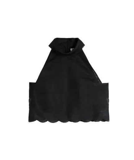Halterneck crop-top