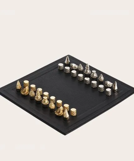 Leather chessboard