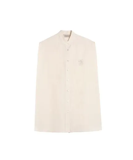 Linen sleeveless shirt