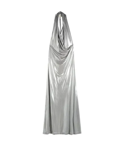 Maxi cross-effect dress