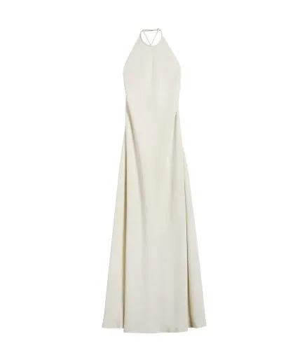 Maxi dress with open back