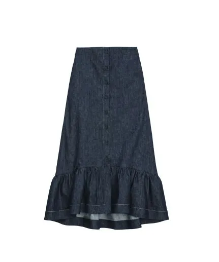 Midi flared midi skirt