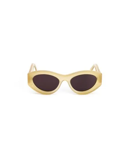 Oval shaped sunglasses