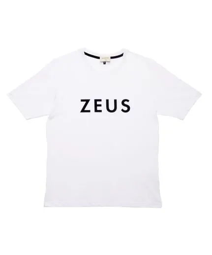Printed 'Zeus' unisex t-shirt