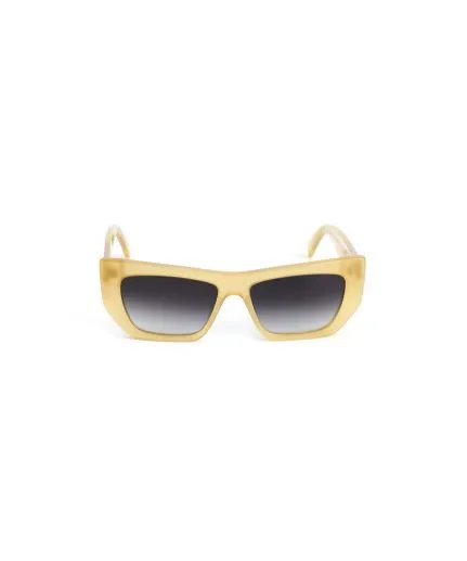 Rectangular butterfly-effect frame sunglasses