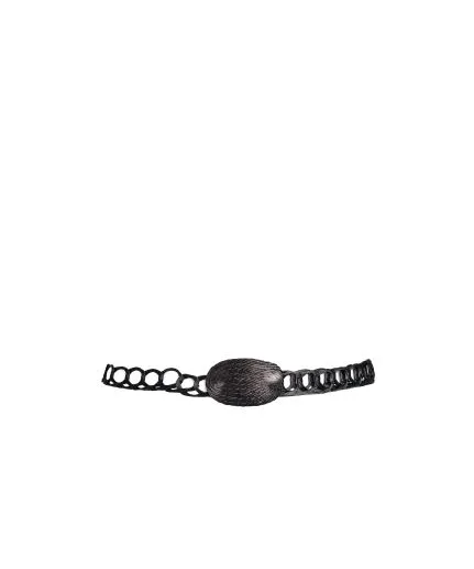 Single-braided copper chain belt