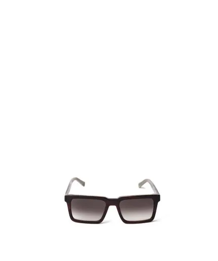 Square-shape wide frame sunglasses