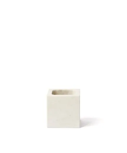 Squared-shape marble pencil holder