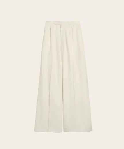 Tailored wool trousers