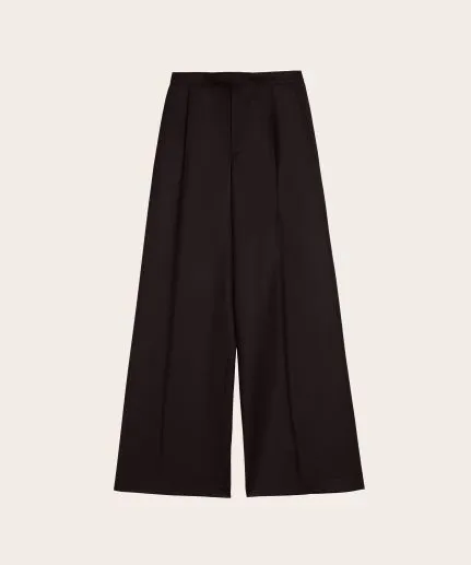 Tailored wool trousers
