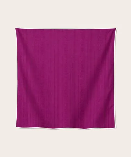 Textured silk scarf