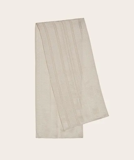 Textured silk scarf