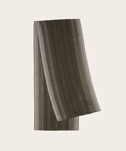 Textured silk scarf