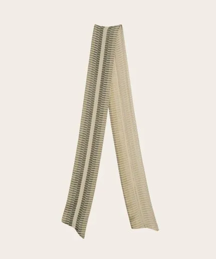 Textured silk tie