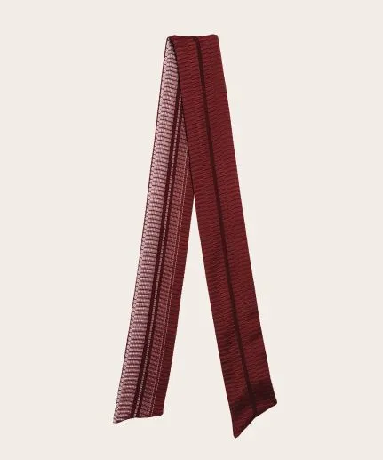 Textured silk tie