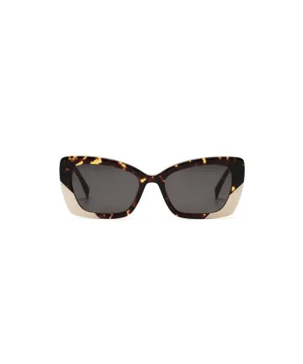 Two-tone butterfly effect sunglasses