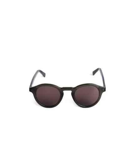 Unisex retro-style round sunglasses