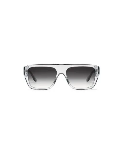Unisex shield-shape sunglasses